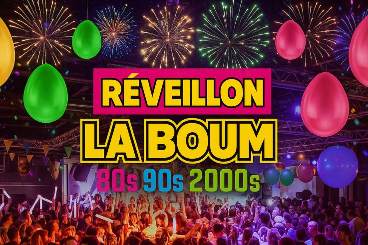 LA BOUM du RÉVEILLON 2026 : le nouvel an tout inclus 