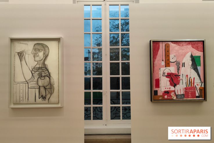 Exposition L'ironie de l'histoire : Philip Guston caricature les Etats-Unis au musée Picasso - fotor 1760090011705