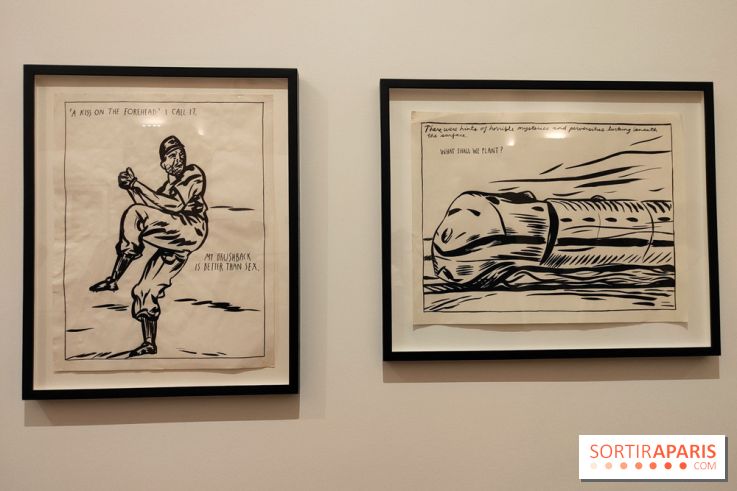 Underground : l'exposition ironique de Raymond Pettibon au Musée Picasso - nos photos - fotor 1760090688549