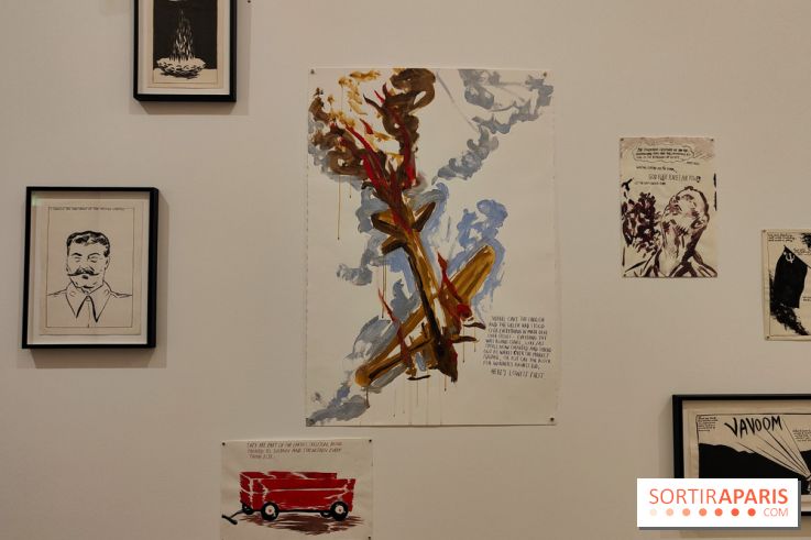 Underground : l'exposition ironique de Raymond Pettibon au Musée Picasso - nos photos - fotor 1760090730397