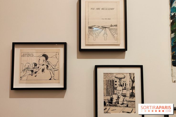 Underground : l'exposition ironique de Raymond Pettibon au Musée Picasso - nos photos - fotor 1760090858260