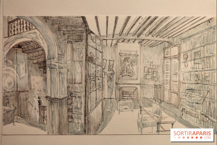 Exposition Echos : une exploration dessinée du musée Jean-Jacques Henner à Paris - nos photos - fotor 1760536372716