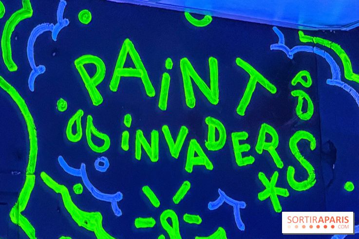 Paint Invaders : l'expérience d’art immersive et fluorescente unique à Paris