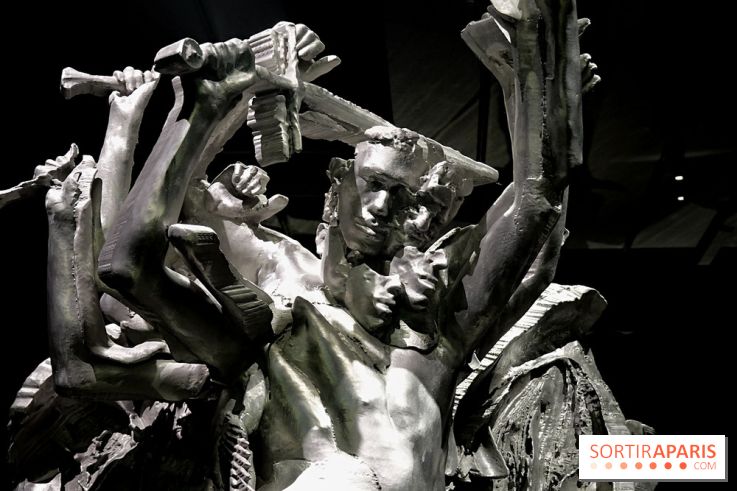 Daniel Buren et Miles Greenberg, nos photos de l'expo au Reiffers Art Inititiatives à Paris 