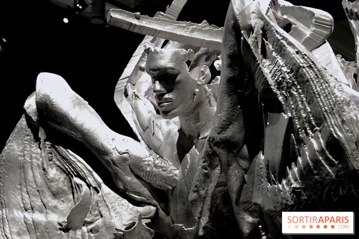 Daniel Buren et Miles Greenberg, nos photos de l'expo au Reiffers Art Inititiatives à Paris 