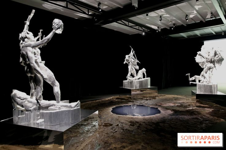 Daniel Buren et Miles Greenberg, nos photos de l'expo au Reiffers Art Inititiatives à Paris 