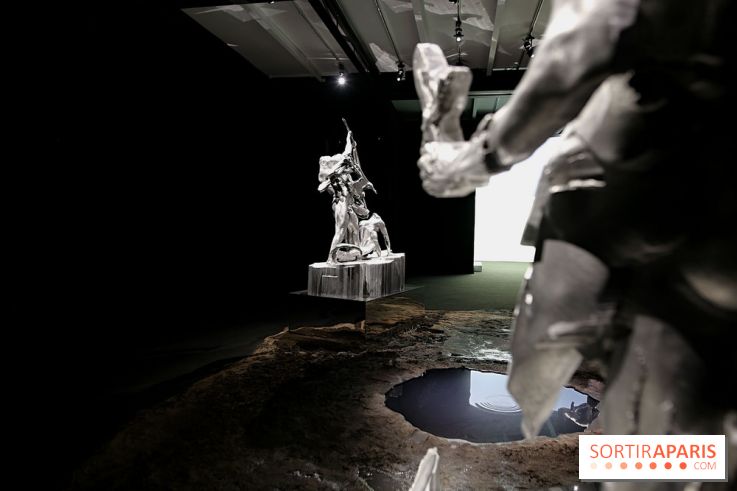 Daniel Buren et Miles Greenberg, nos photos de l'expo au Reiffers Art Inititiatives à Paris 