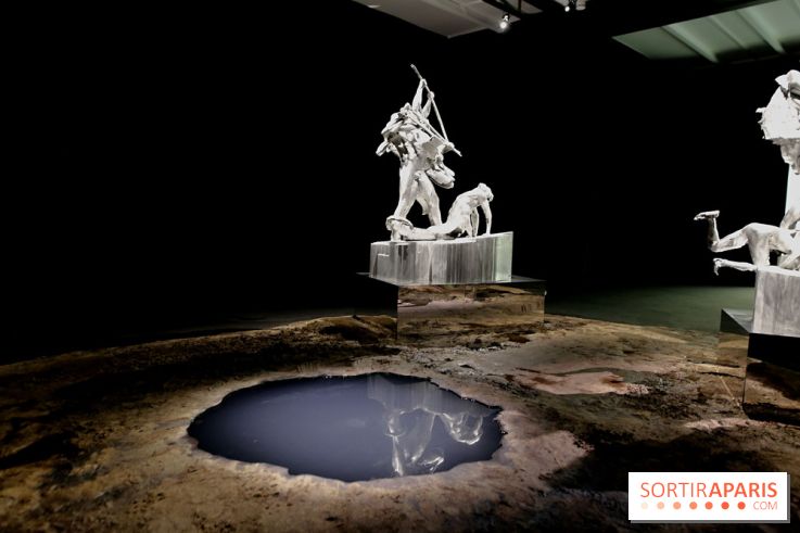 Daniel Buren et Miles Greenberg, nos photos de l'expo au Reiffers Art Inititiatives à Paris