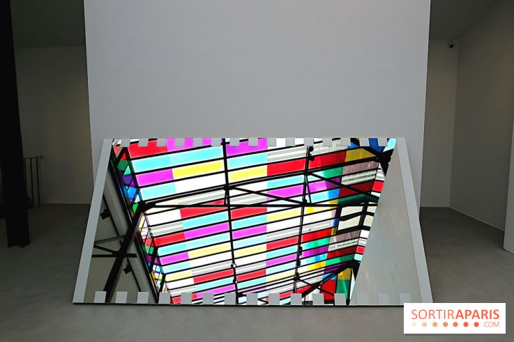 Daniel Buren et Miles Greenberg, nos photos de l'expo au Reiffers Art Inititiatives à Paris 