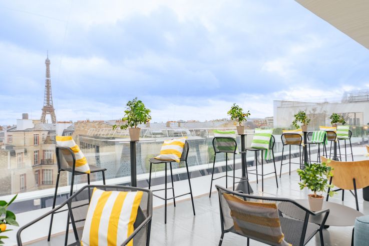 Un hiver ensoleillé au sommet de Paris