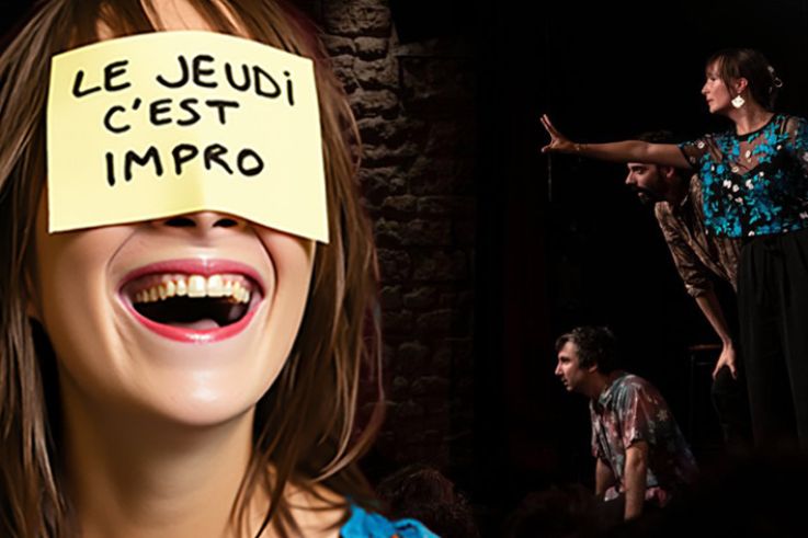 Le jeudi c'est impro ! Spectacles 100% improvisés avec des stars de l'improvisation théâtrale !