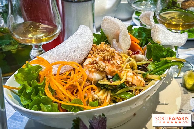 Le Bambou restaurant vietnamien Paris 13e - photos - salade de mangue verte