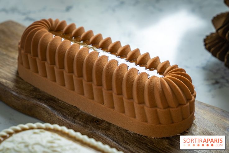 Les Bûches de Noël de Pleincœur par Maxime Frédéric 2025 et ses créations de fêtes - A7C07671