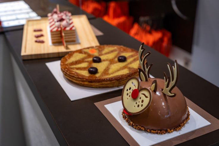 Bûches de Noël et créations de Fête d'Arnaud Larher 2025