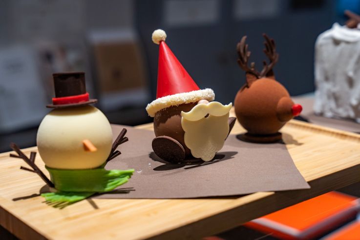 Bûches de Noël et créations de Fête d'Arnaud Larher 2025