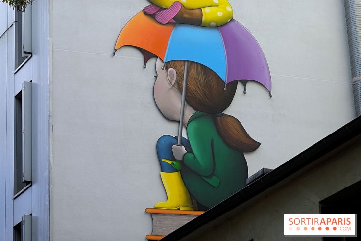 Seth, les photos de son œuvre murale à Belleville