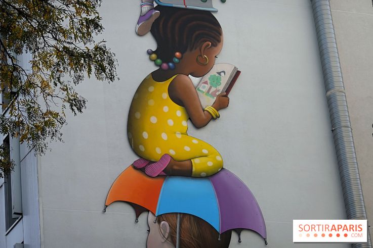 Seth, les photos de son œuvre murale à Belleville 