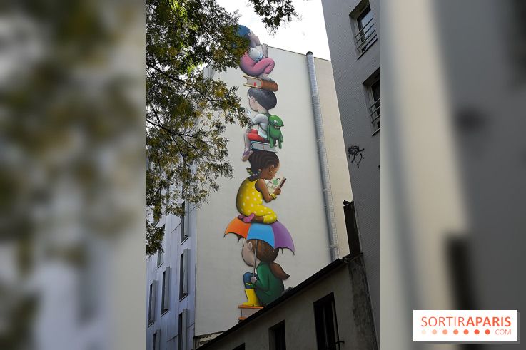 Seth, les photos de son œuvre murale à Belleville