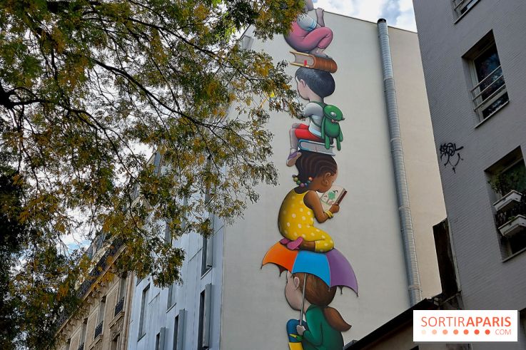 Seth, les photos de son œuvre murale à Belleville 