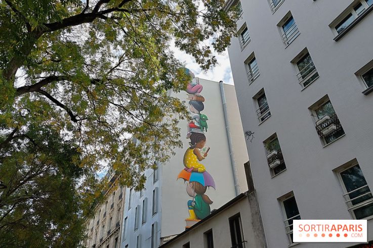 Seth, les photos de son œuvre murale à Belleville