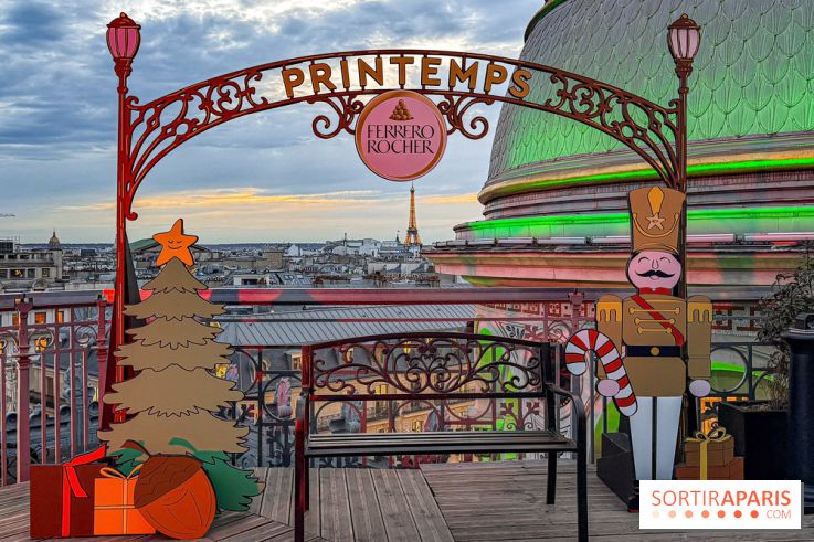 Noël 2025 au Printemps Haussmann : une patinoire gratuite au sommet du grand magasin