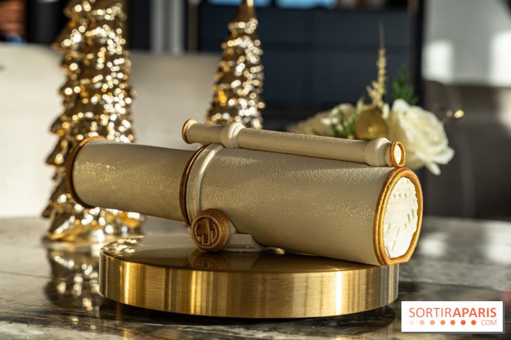 Bûche de Noël du Jules Verne : Voyage Extraordinaire