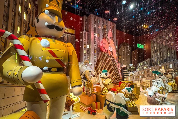 Les vitrines de Noël du Printemps Haussmann à Paris 2025 avec Diane Kruger, les photos