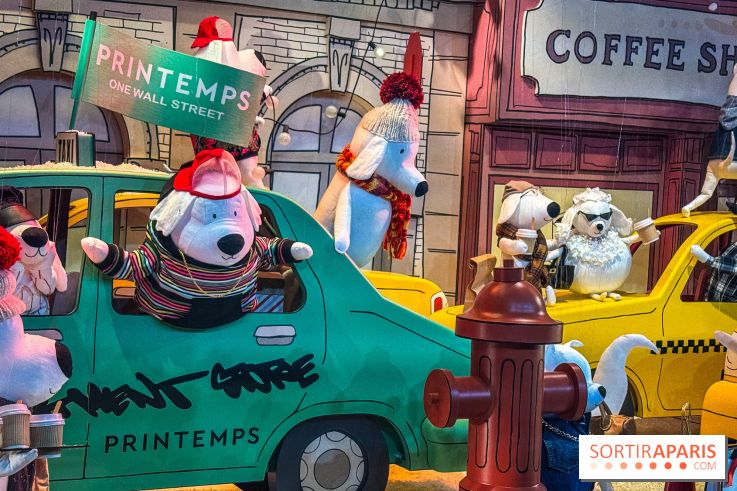 Les vitrines de Noël du Printemps Haussmann à Paris 2025 avec Diane Kruger, les photos