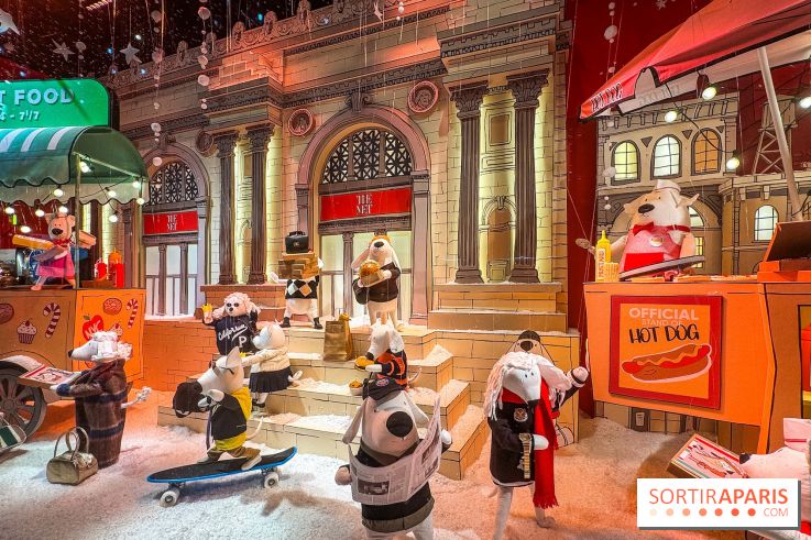 Les vitrines de Noël du Printemps Haussmann à Paris 2025 avec Diane Kruger, les photos