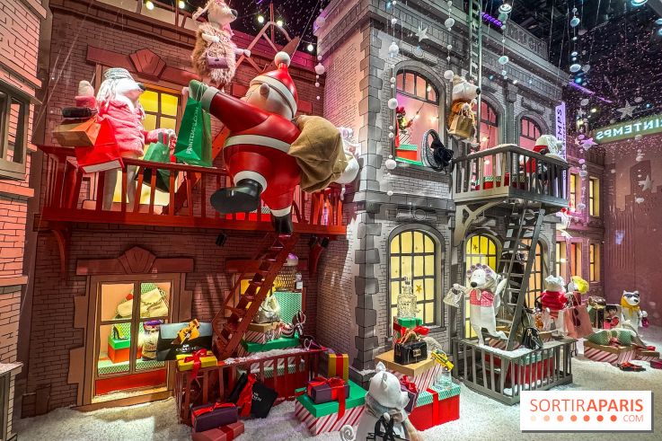 Les vitrines de Noël du Printemps Haussmann à Paris 2025 avec Diane Kruger, les photos