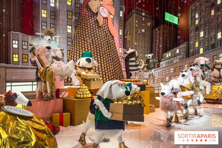 Les vitrines de Noël du Printemps Haussmann à Paris 2025 avec Diane Kruger, les photos