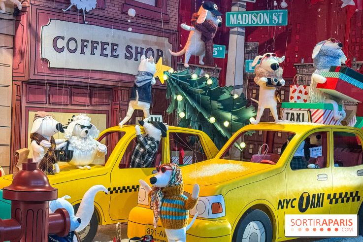 Les vitrines de Noël du Printemps Haussmann à Paris 2025 avec Diane Kruger, les photos