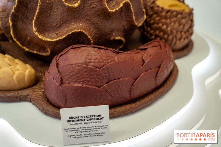 Bûches de Noël et créations de fête 2025 de Pierre Hermé : les Abysses