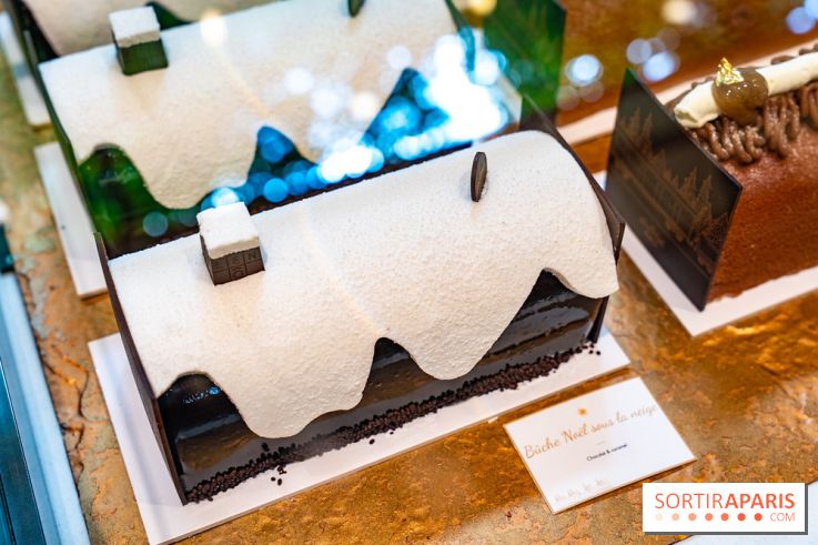 Bûche de Noël Lenôtre 2025 : Le train des Merveilles et les créations de fête - photos