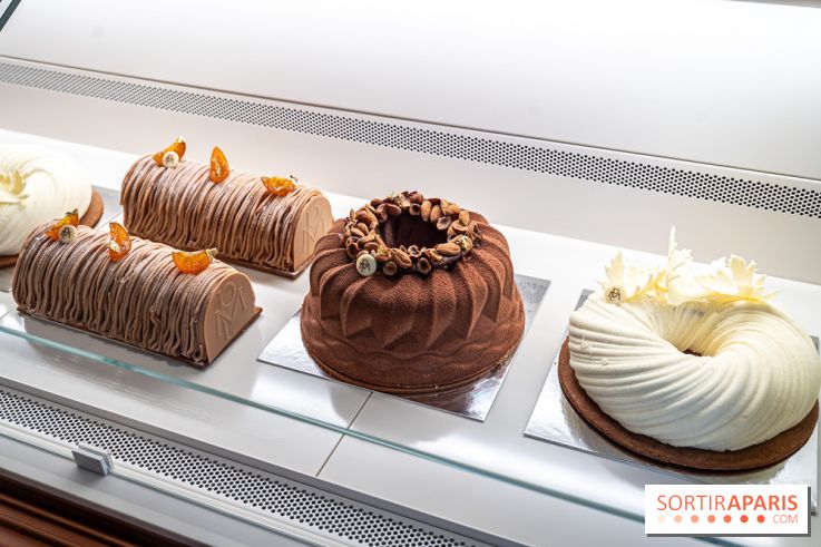 Bûches de Noël de la Pâtisserie Matthieu Pauline Paris 7e