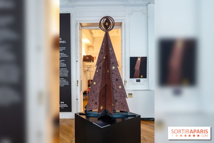 Bûche de Noël Opéra Garnier de la Maison du Chocolat 2025 - photos - A7C07780