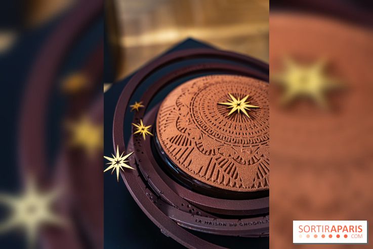 Bûche de Noël Opéra Garnier de la Maison du Chocolat 2025 - photos - A7C07798