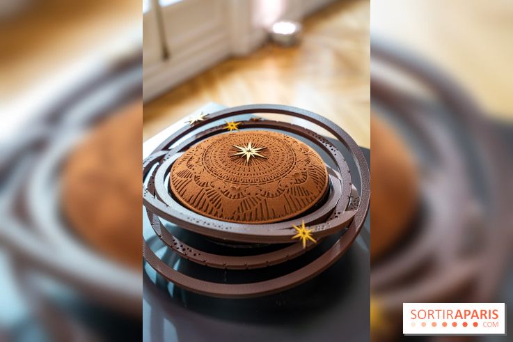 Bûche de Noël Opéra Garnier de la Maison du Chocolat 2025 - photos - A7C07776