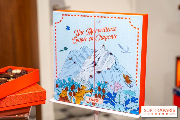 Bûche de Noël et créations de fête de Chapon 2025 - A7C07438