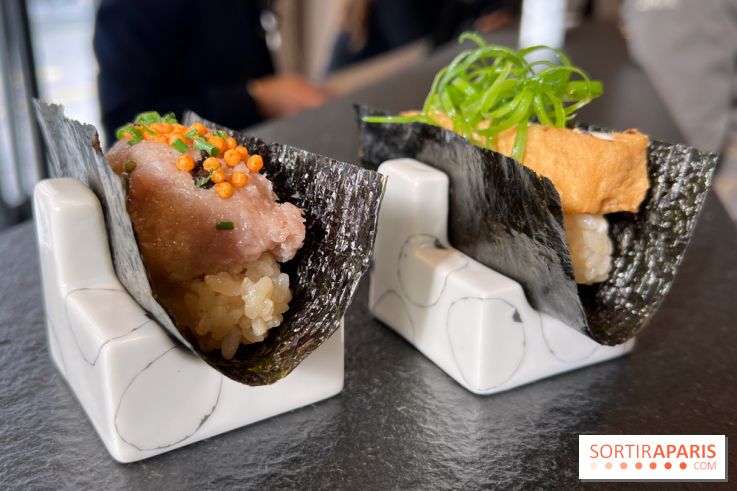 Nobisan - Temaki tofu fumé, temaki toro