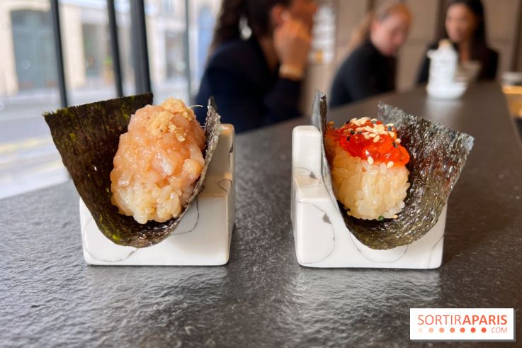 Nobisan - Temaki sériole, temaki ikura