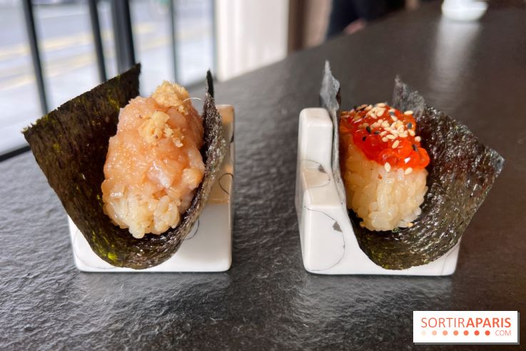 Nobisan - Temaki sériole, temaki ikura