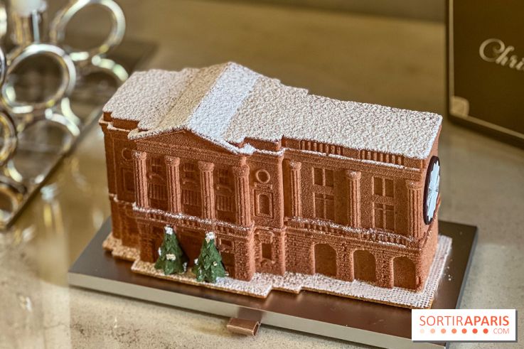 La Bûche de Noël 2025 de l'Hôtel de Crillon par Matthieu Carlin : le palace ... à croquer !