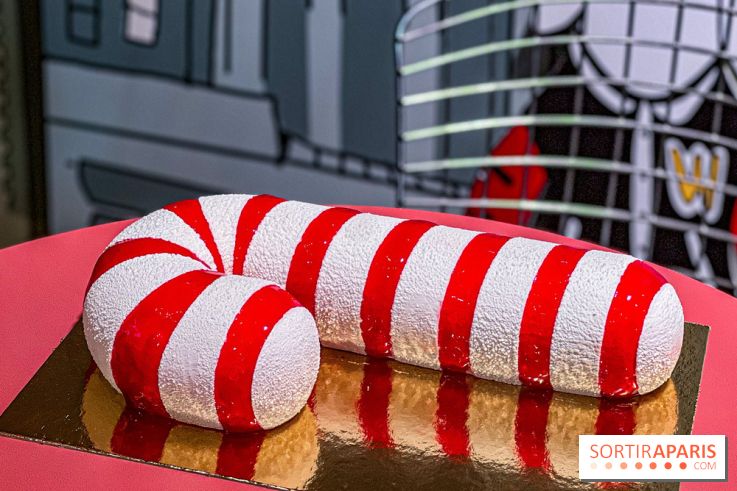 Candy Cake, la Bûche de Noël 2025 du Printemps Haussmann par Bryan Esposito, clin d'œil à New-York
