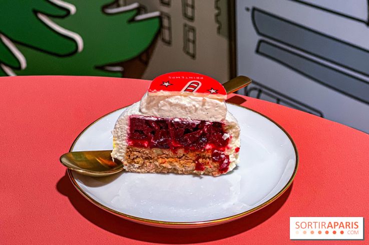 Candy Cake, la Bûche de Noël 2025 du Printemps Haussmann par Bryan Esposito, clin d'œil à New-York - IMG 9561