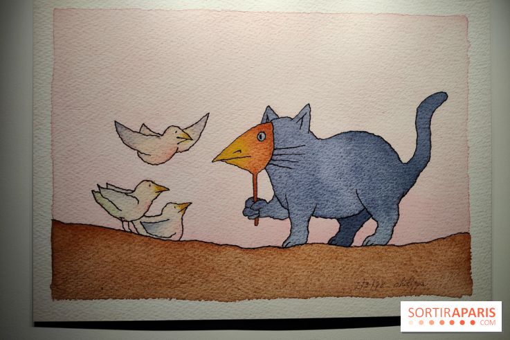 Geluck expose Le Chat : l'exposition rétrospective entre art et humour se dévoile au musée Maillol