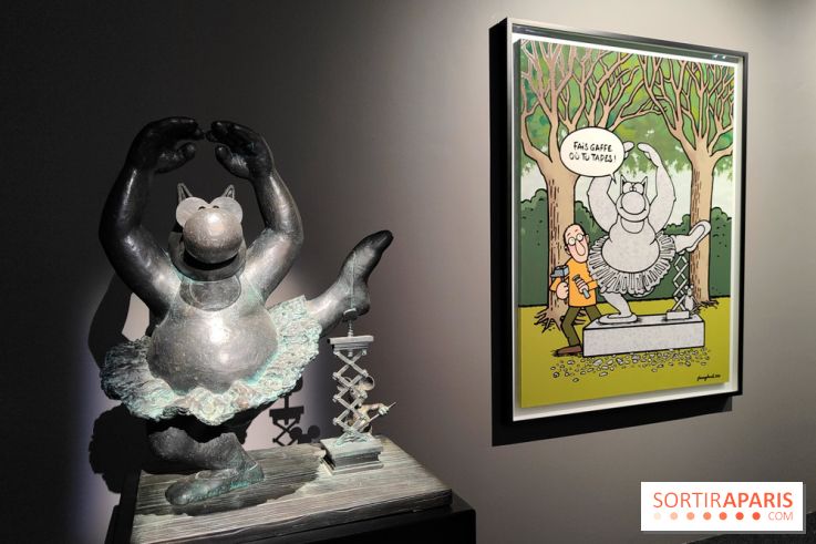 Geluck expose Le Chat : l'exposition rétrospective entre art et humour se dévoile au musée Maillol