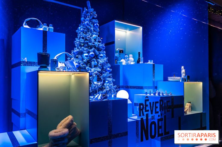 Inauguration des vitrines de Noël du BHV Marais à Paris 2025 avec Vincent Niclo et Vitaa - photos - A7C01503