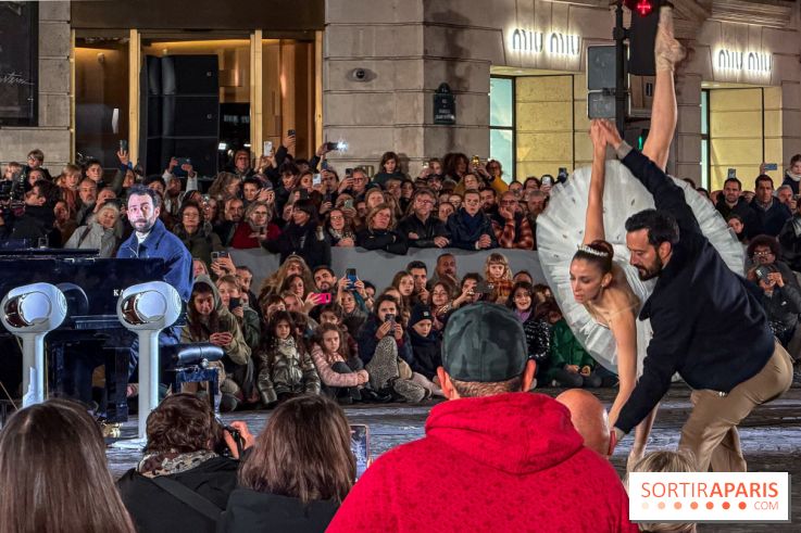Illuminations de Noël 2025 : Julien Cohen organise un flash mob géant avec 300 musiciens à Paris  - IMG 0849