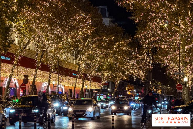 Les illuminations de Noël 2025 du Boulevard Haussmann